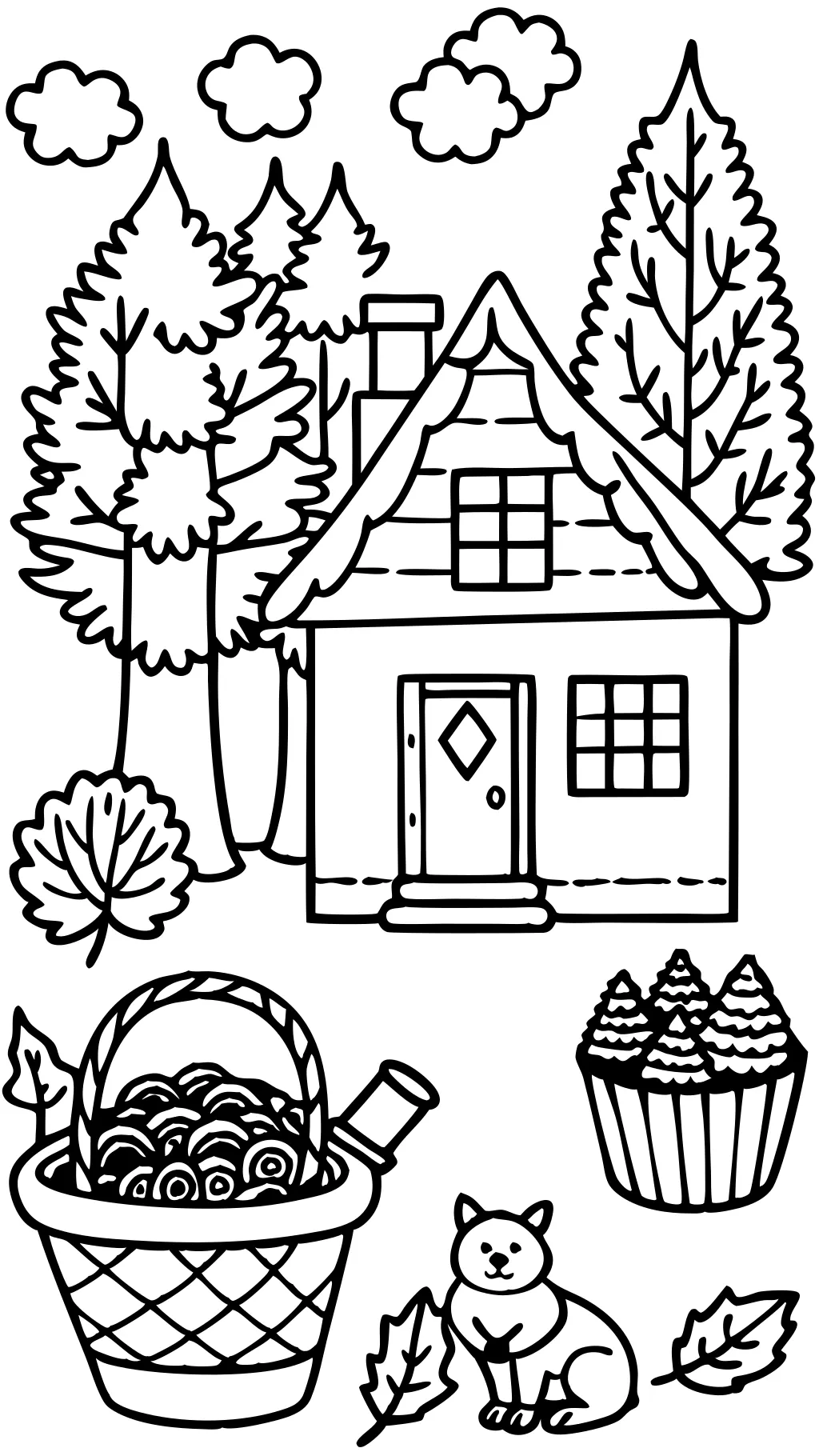 coloring pages for the color brown